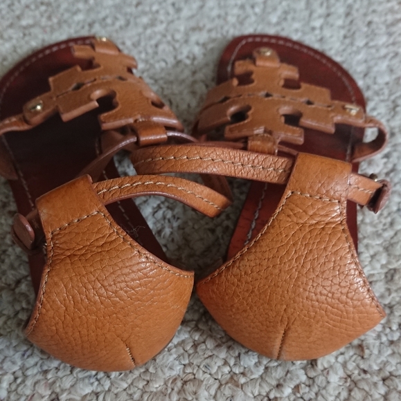 Tory Burch Phoebe Thong Ankle-Strap Sandals Size 7.5 - Picture 12 of 12